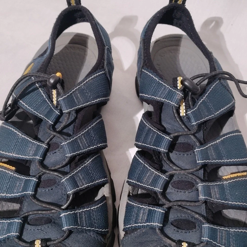 KEEN Newport H2 Mens Sandals Blue Waterproof Hiking Sport Shoes Size 10